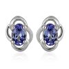 Tanzanite white gold earrings GWTZE84353-0
