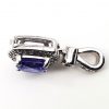 Tanzanite and cubic zirconia White gold pendant GWTZPG84067-1772
