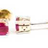 Yellow Gold Ruby studs GWERCR86870-1049
