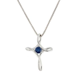 Tanzanite White gold pendant GWTZPG88619-0