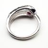 Ruby and Cubic Zirconia ring GWR86365-1762