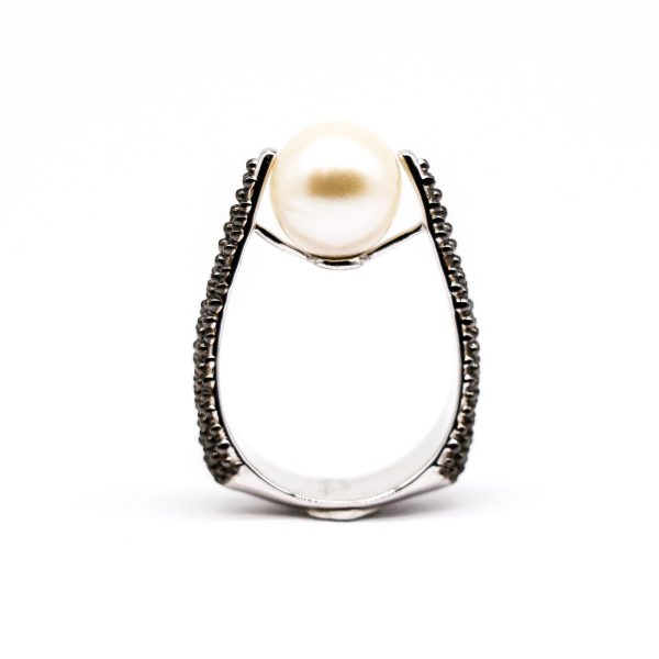 Fresh water Sterling silver Pearl ring GWR86382-2097
