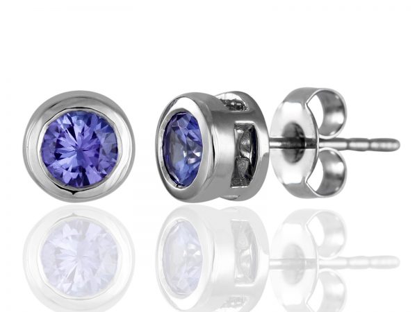 Tanzanite sterling silver earrings GWTZE84363-0