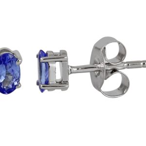 Tanzanite Sterling silver earrings GWTZE84368-0