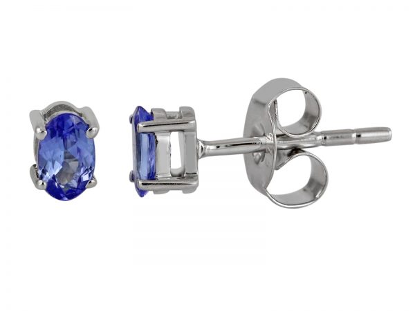 Tanzanite Sterling silver earrings GWTZE84368-0