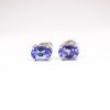 Tanzanite Sterling silver earrings GWTZE84368-1132