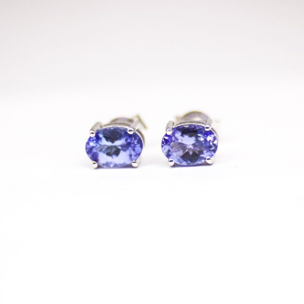 Tanzanite Sterling silver earrings GWTZE84368-1132