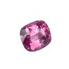 PSpin 21_2 - GEMWORLD LTD Close-up of a pink faceted gemstone catching the light with sparkling facets from multiple angles, end-to-end.