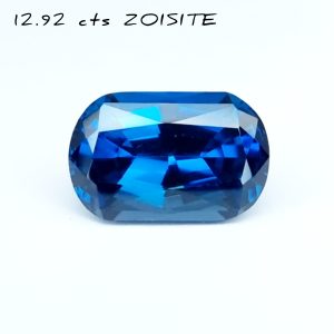 12.92 Cts Cobalt Color Zoisite / Fancy Tanzanite-0