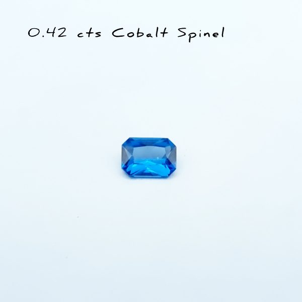 Cobalt Spinel 0.42 cts Radiant cut-2431