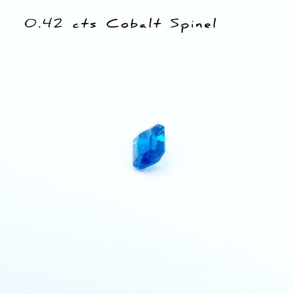 Cobalt Spinel 0.42 cts Radiant cut-2433