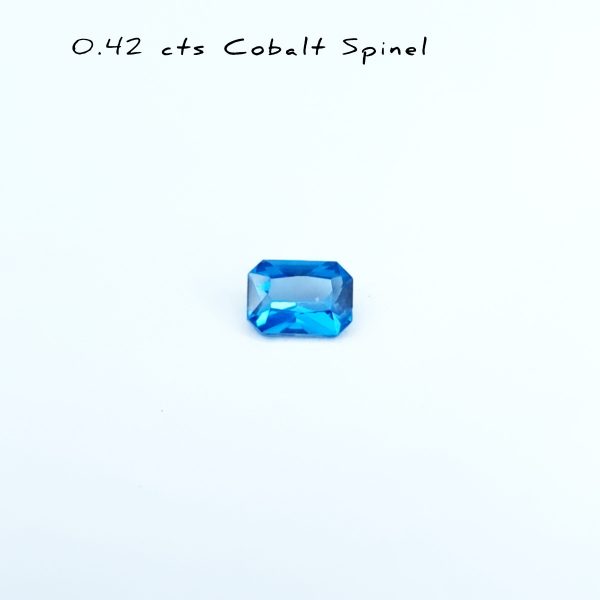 Cobalt Spinel 0.42 cts Radiant cut-0