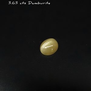 3.6 cts Catseye Yellow Damburite oval-0