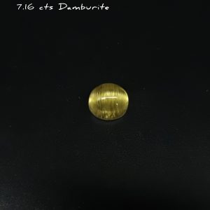 7.19 cts Yellow Catseye cabochon Damburite-0