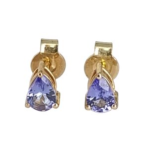 Pear Shape Tanzanite set In 10k Yellow Gold GWERTZG84346
