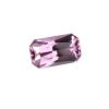 Fspin 239_3 - GEMWORLD LTD Pink faceted gemstone or diamond against a white background.