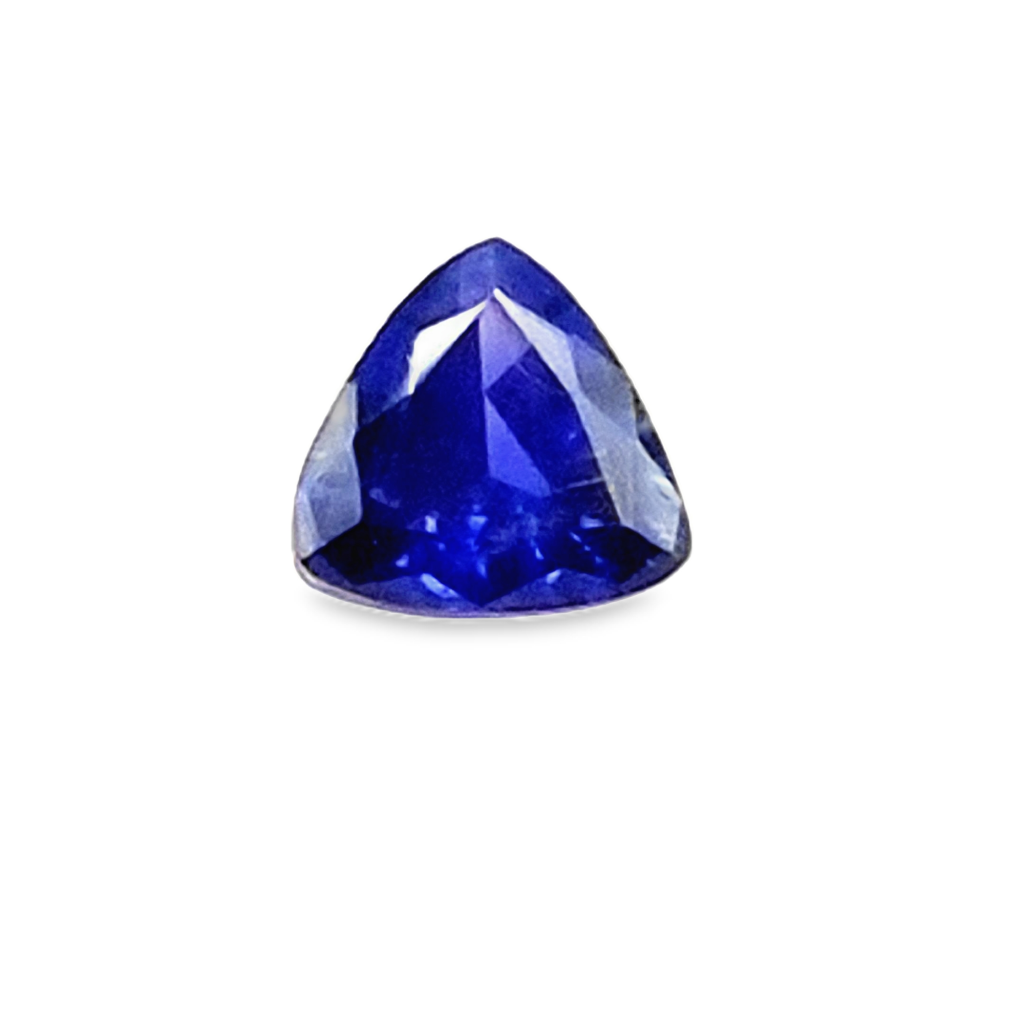 Saphir Pourpre Non Chauffé – Tanzanie – 0.42 Ct (4.8 X 4 Mm) – Pierre Naturelle
