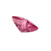 PSpin 113_6 - GEMWORLD LTD Close-up of a pink faceted gemstone isolated on a white background, showing angular cuts and shine.