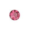 PSpin 118_2 - GEMWORLD LTD Oval pink faceted gemstone on a white background, showing multiple reflective facets.