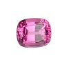 PSpin 71_4 - GEMWORLD LTD Close-up of a faceted pink gemstone with an oval cut and multiple reflective facets.