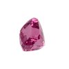 PSpin 71_5 - GEMWORLD LTD Close-up of a pink faceted gemstone against a white background.
