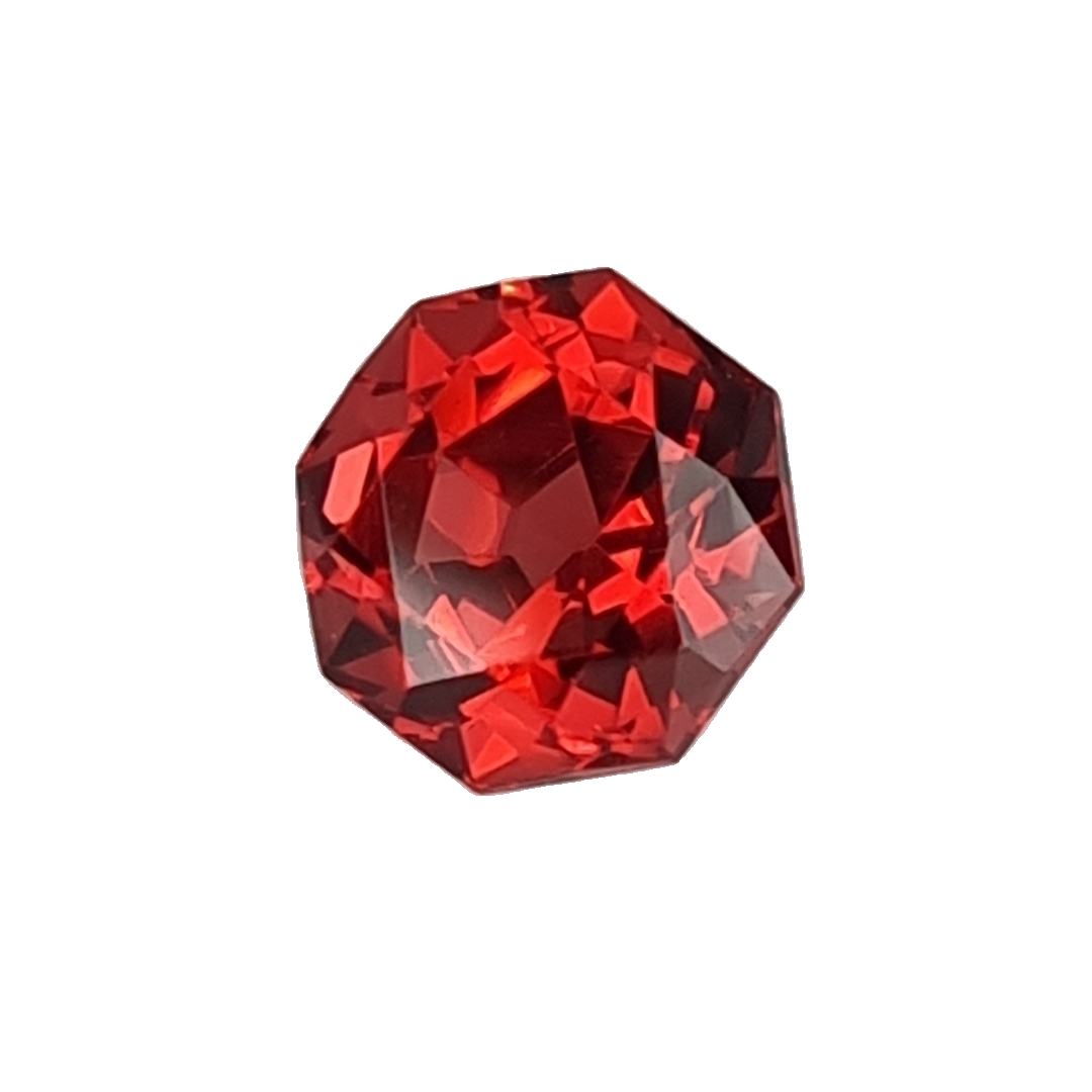 Octagon Color:red Red Spinel 2.75ct Octagon Pspin 79 - GEMWORLD LTD