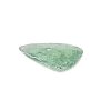 Par 36d_6 - GEMWORLD LTD Loose pale green gemstone with a rough, faceted surface on a white background
