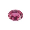 Tour 128_7 - GEMWORLD LTD Close-up of a pink faceted gemstone sphere against a white background at the bottom edge of the frame.
