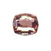Tour 130_1 - GEMWORLD LTD Close-up of a faceted pink gemstone, round brilliant cut, catching light on multiple facets