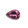 Tour 52_1 - GEMWORLD LTD Close-up of a pink faceted gemstone with multiple angular facets on a white background