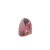 Tour 52_5 - GEMWORLD LTD Close-up of a faceted pink gemstone with many angular surfaces on a white background.